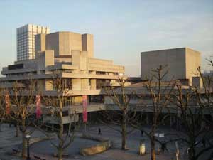 Royal National Theatre on London's South Bank 